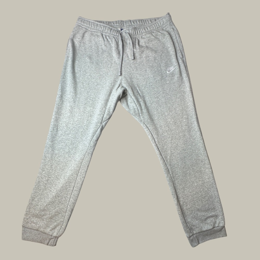 Nike Joggers Mens XXL Sportswear Club Fleece Gray 804408-063 Tapered Sweatpants